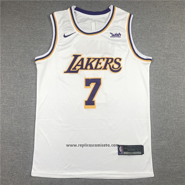 Camiseta Los Angeles Lakers Carmelo Anthony #7 Association 2021 Blanco